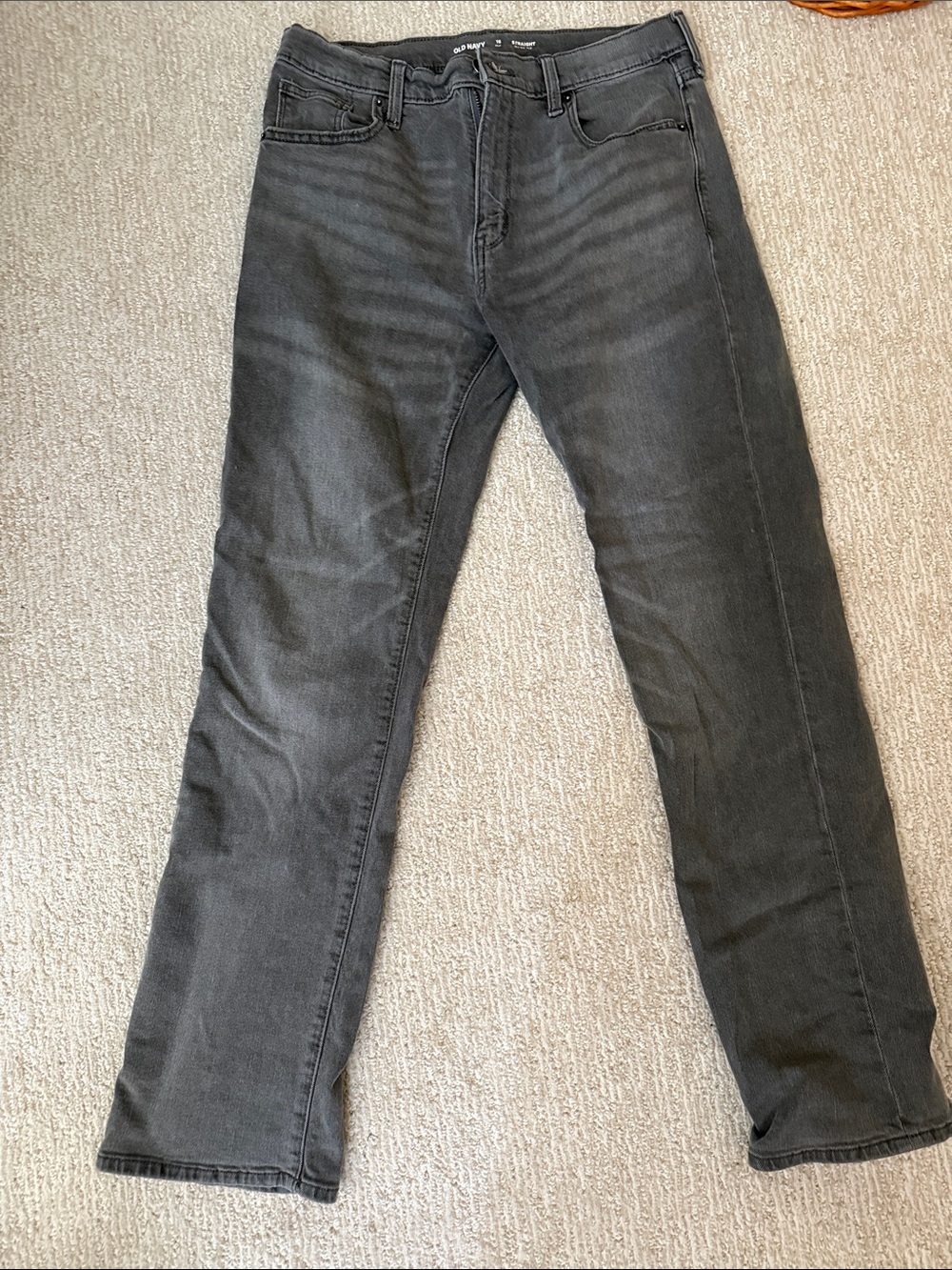 Old Navy Kids Gray Straight Jeans 16 Plus